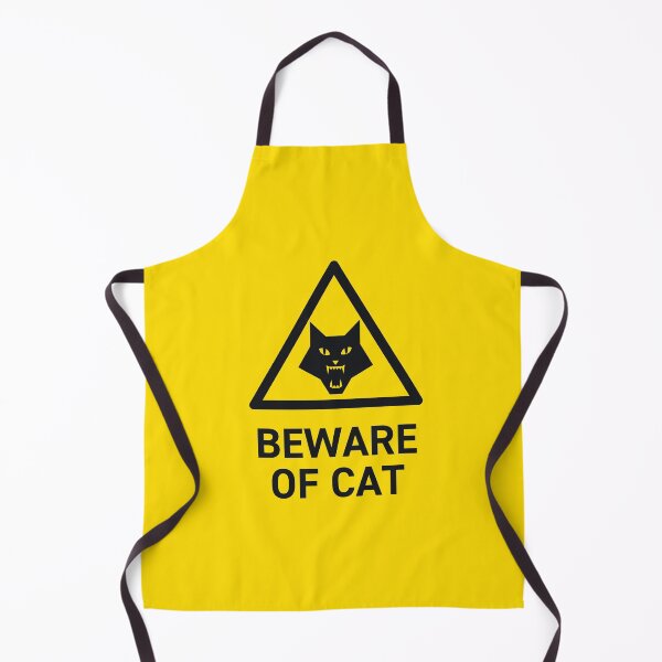 Item preview, Beware Of Cat Pet Safety Warning Sign designed and sold by VoodooCircus.