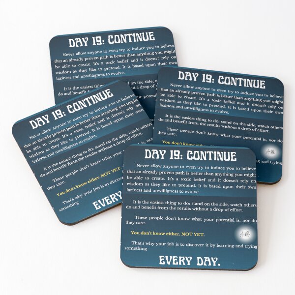 Item preview, Day 19 of the year: Continue designed and sold by BuddyBoots.