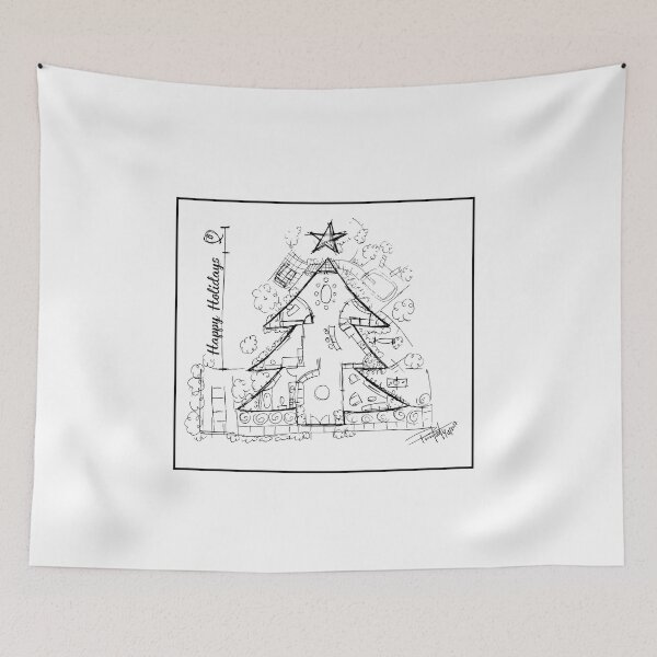 Item preview, Happy holidays designed and sold by PunkyBubble.