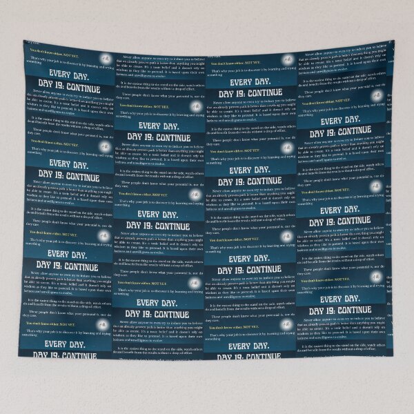 Item preview, Day 19 of the year: Continue designed and sold by BuddyBoots.