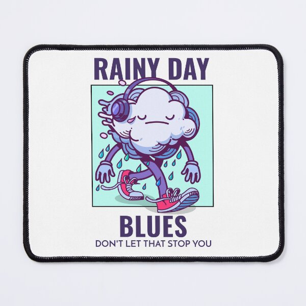 Item preview, Rainy Day Blues Don't Let That Stop You designed and sold by crazydotdesigns.