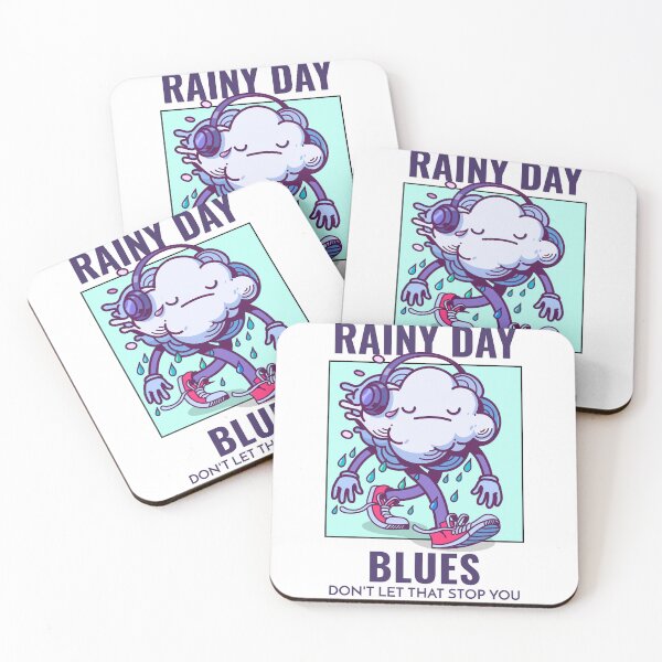 Item preview, Rainy Day Blues Don't Let That Stop You designed and sold by crazydotdesigns.