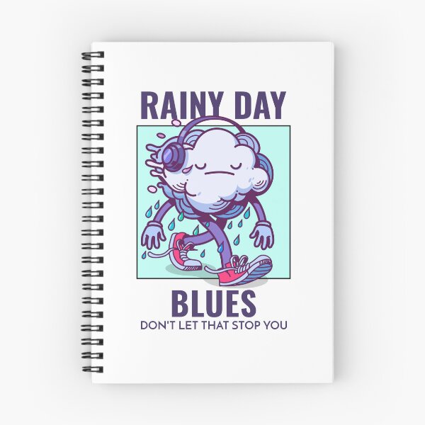 Item preview, Rainy Day Blues Don't Let That Stop You designed and sold by crazydotdesigns.