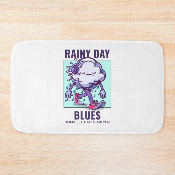 Item preview, Rainy Day Blues Don't Let That Stop You designed and sold by crazydotdesigns.