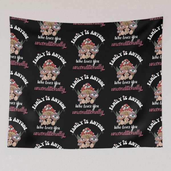 Item preview, Family is Anyone Who Loves You Unconditionally - Retro  designed and sold by SiYDesigns.
