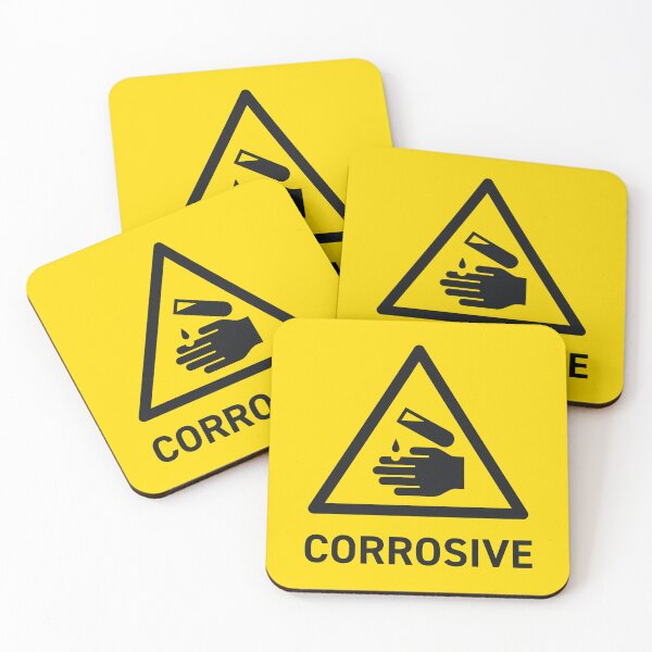 Item preview, Corrosive Safety Warning Sign designed and sold by VoodooCircus.