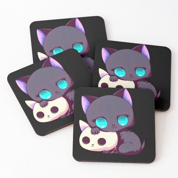 Item preview, Kawaii Death Kitty | Cute Cat Demon designed and sold by CosmicLoots.