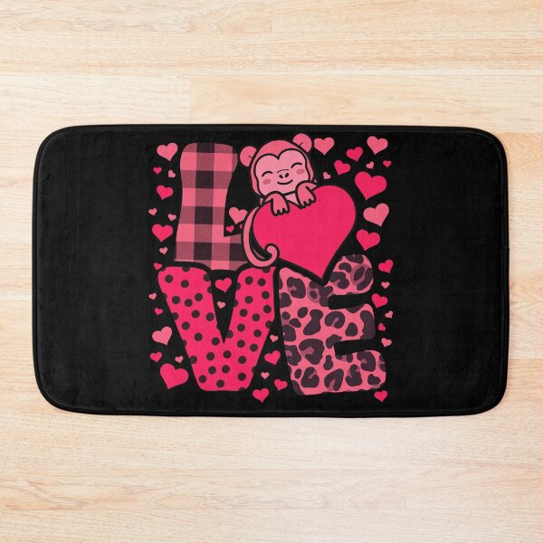 Item preview, Cute Kawaii Valentine Monkey Love Hearts Valentines Day designed and sold by JokeGysen.