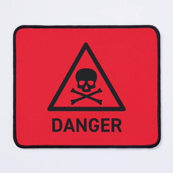 Artikelvorschau, Danger Safety Warning Sign Red entworfen und verkauft von VoodooCircus.
