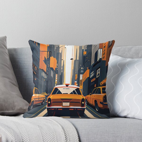 Item preview, Yellow Taxi on a New York Street designed and sold by fi-generations.
