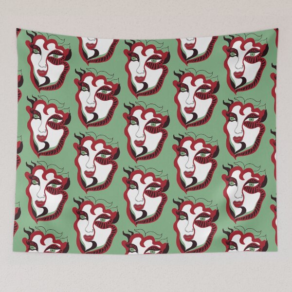 Item preview, Digital Face Artwork designed and sold by Minxylynx4.