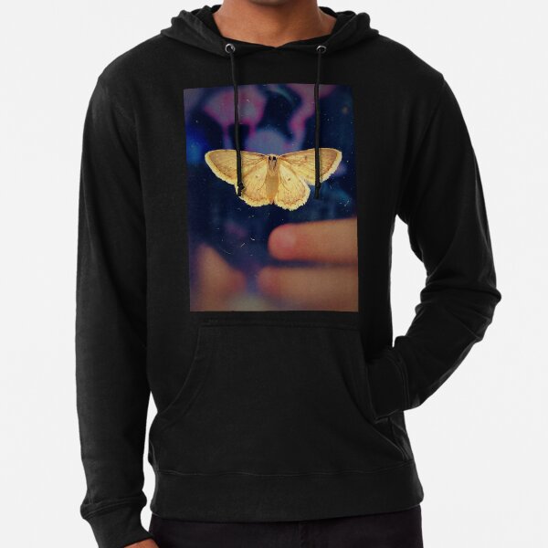 Mirrored Moth Lightweight Hoodie