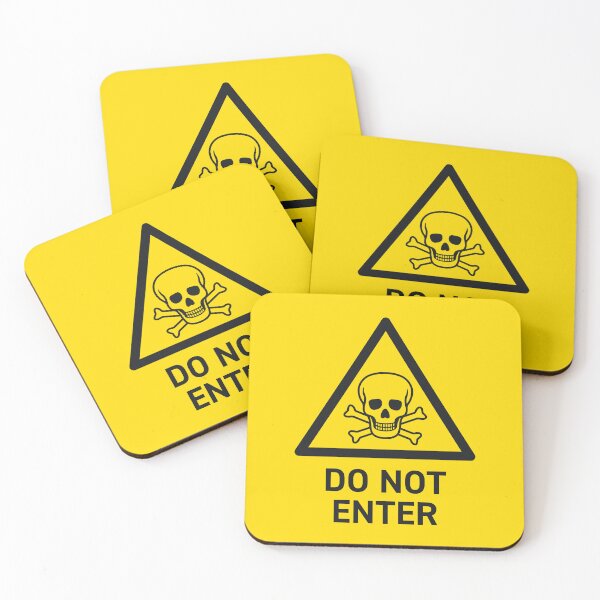 Item preview, Do Not Enter Safety Warning Sign designed and sold by VoodooCircus.