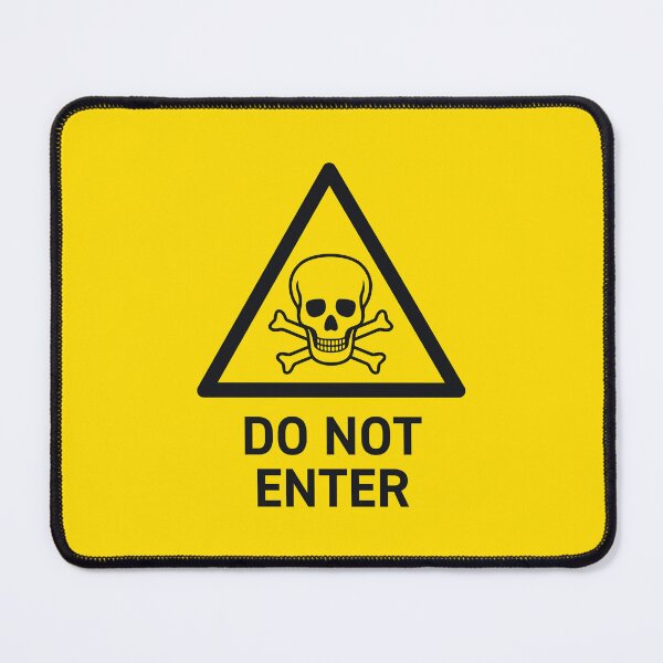 Item preview, Do Not Enter Safety Warning Sign designed and sold by VoodooCircus.