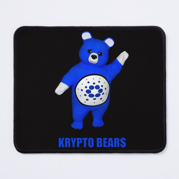 Item preview, KRYPTO BEAR$ Cardano Bear Waving designed and sold by ToxicHoney.