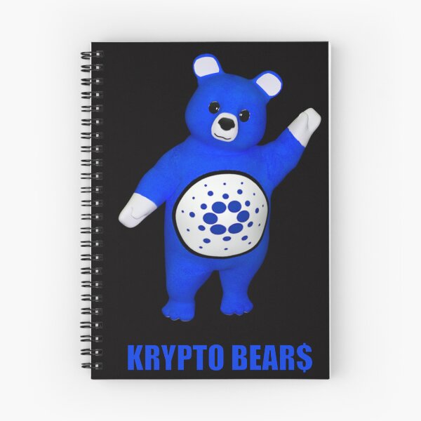 Artikelvorschau, KRYPTO BEAR$ Cardano Bär winkt entworfen und verkauft von ToxicHoney.
