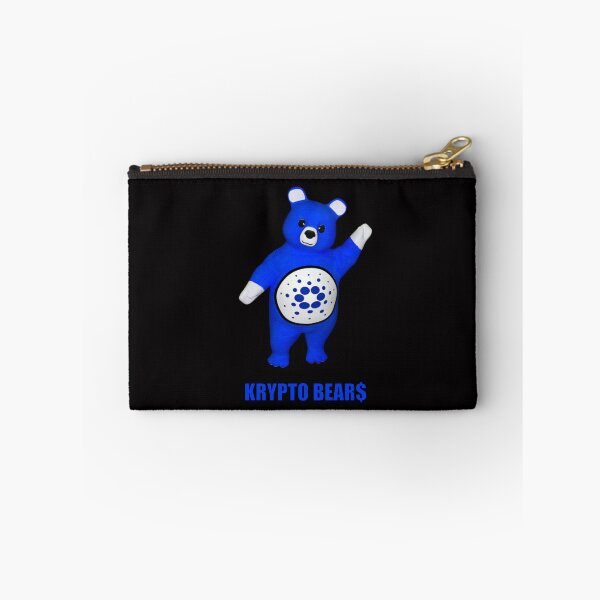 Artikelvorschau, KRYPTO BEAR$ Cardano Bär winkt entworfen und verkauft von ToxicHoney.