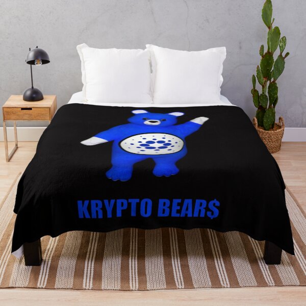 Item preview, KRYPTO BEAR$ Cardano Bear Waving designed and sold by ToxicHoney.