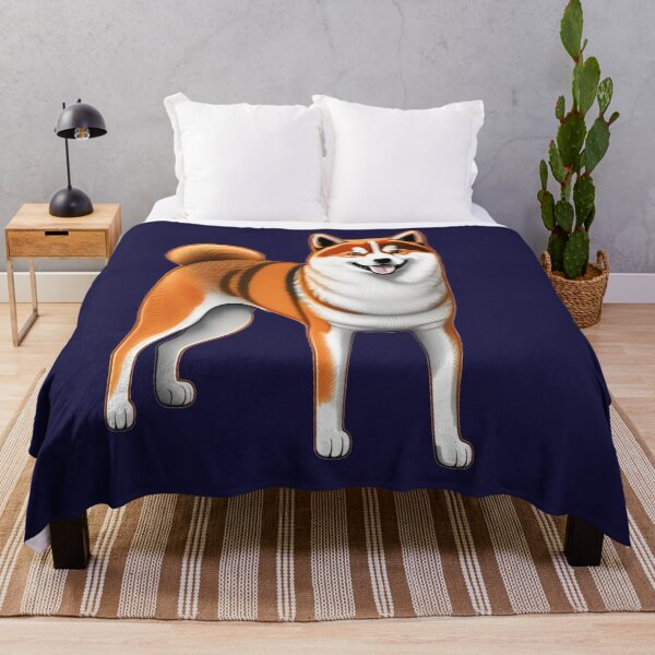 Item preview, Joyful Shiba Inu Purple Vector Art designed and sold by Ellen Davis.