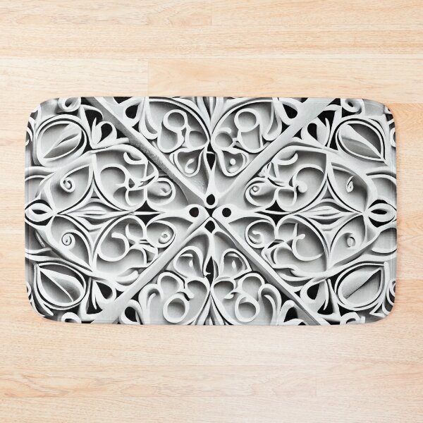 Item preview, White Latin Pattern Digital Painting designed and sold by CodeAndColors.