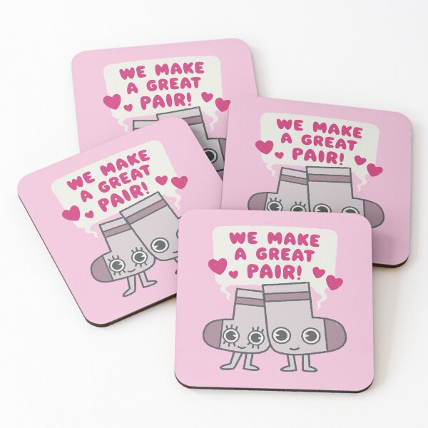 Item preview, We Make a Great Pair! - Socks Lovers Valentines  designed and sold by WeirdPunderful.