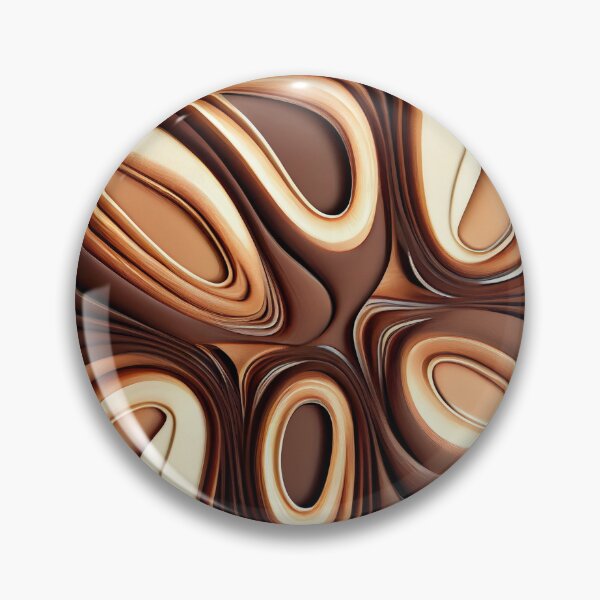 Artikelvorschau, Contemporary Ceramic Brown Energetic Contemporary Pattern Digital Painting entworfen und verkauft von CodeAndColors.