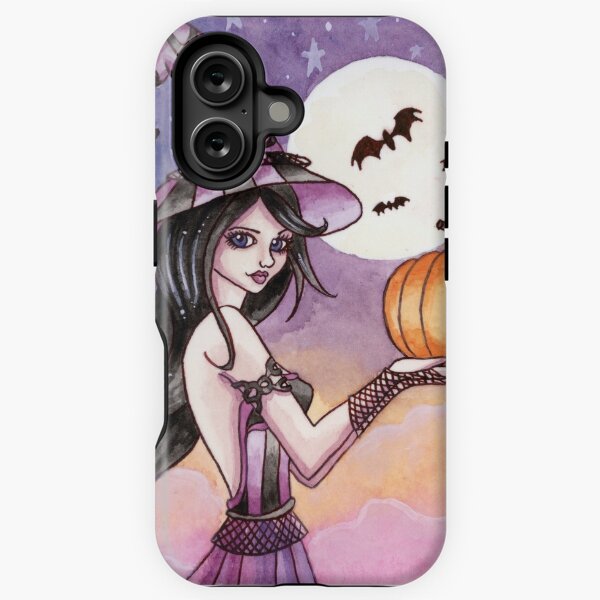 Adrianna - Pumpkin Witch iPhone Tough Case