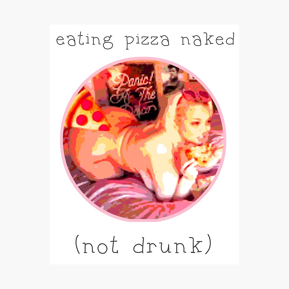 trisha paytas eating pizza naked (not drunk)