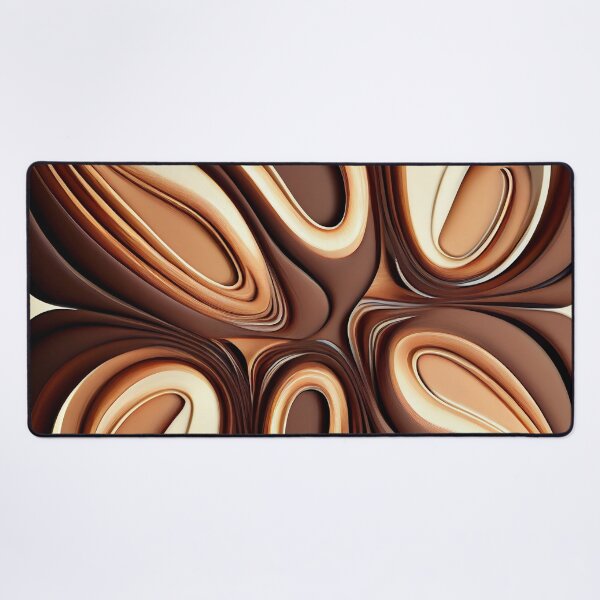 Item preview, Contemporary Ceramic Brown Energetic Contemporary Pattern Digital Painting designed and sold by CodeAndColors.