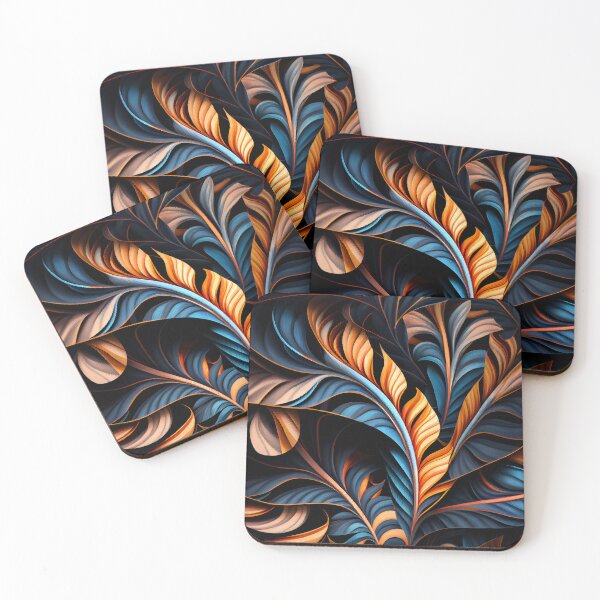 Item preview, Semi Abstract Natural Pattern Digital Painting designed and sold by CodeAndColors.