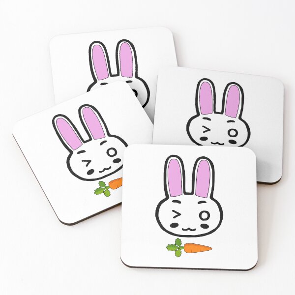 Item preview, Cute bunny with carrot wink designed and sold by AmonRa16.