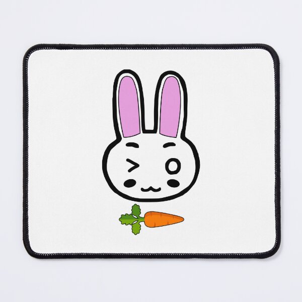 Item preview, Cute bunny with carrot wink designed and sold by AmonRa16.