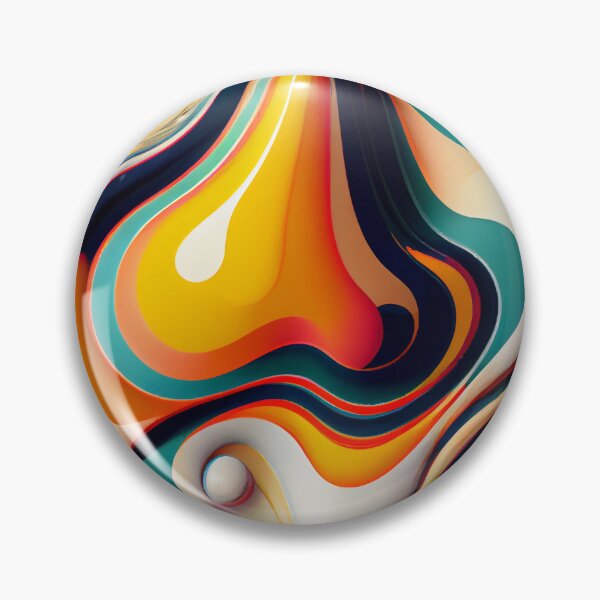Artikelvorschau, Flat Fluid Brilliant Eclectic Pattern Digital Painting entworfen und verkauft von CodeAndColors.
