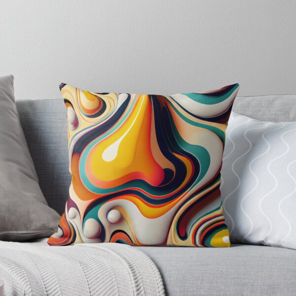 Item preview, Flat Fluid Brilliant Eclectic Pattern Digital Painting designed and sold by CodeAndColors.