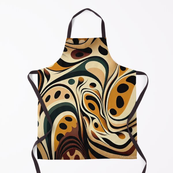 Item preview, Dynamic Organic Animal Print Pattern Digital Painting designed and sold by CodeAndColors.
