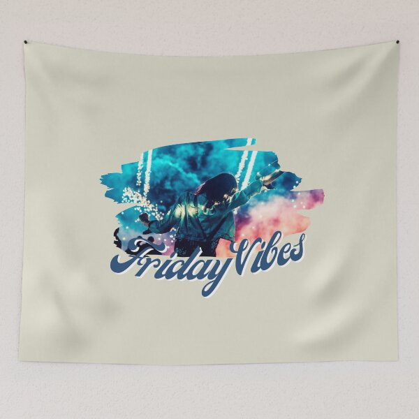 Item preview, Friday Vibes Print. For a party person, for a Friday lover, for a party lover. designed and sold by Wentoo.