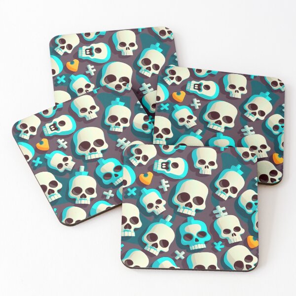 Item preview, Deformed skulls pattern designed and sold by Imparable.