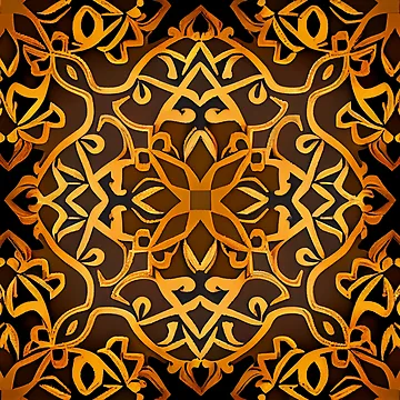 Vorschaubild zum Design Elegant Dazzling Divine Scandifornian Pattern Digital Painting von CodeAndColors