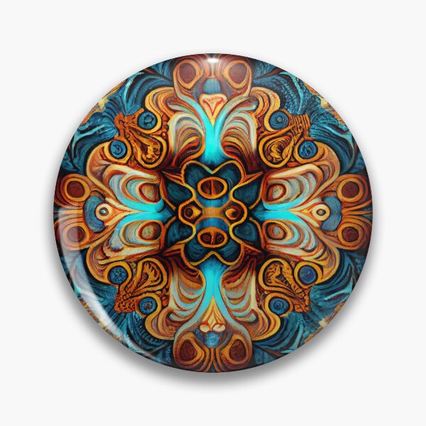 Artikelvorschau, Soft Saturated Flowing Ancient New Traditional Pattern Digital Painting entworfen und verkauft von CodeAndColors.