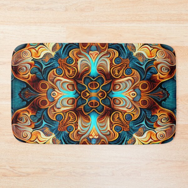 Item preview, Soft Saturated Flowing Ancient New Traditional Pattern Digital Painting designed and sold by CodeAndColors.