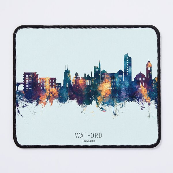 Item preview, Watford England Skyline designed and sold by ArtPrints.