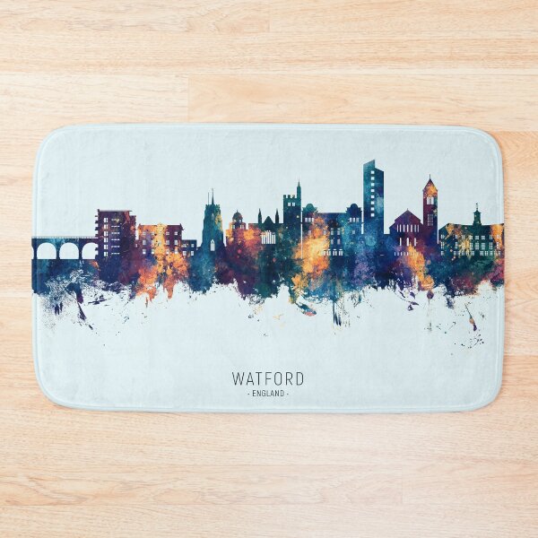 Item preview, Watford England Skyline designed and sold by ArtPrints.
