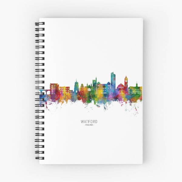 Item preview, Watford England Skyline designed and sold by ArtPrints.