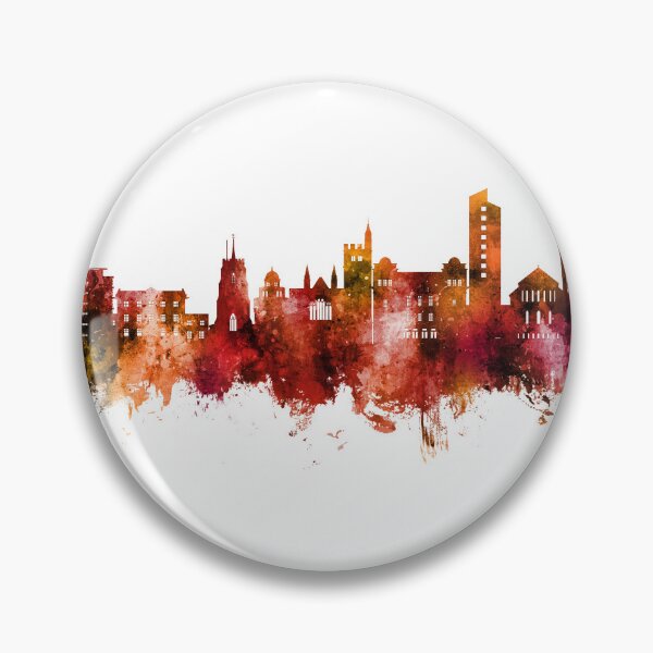 Item preview, Watford England Skyline designed and sold by ArtPrints.