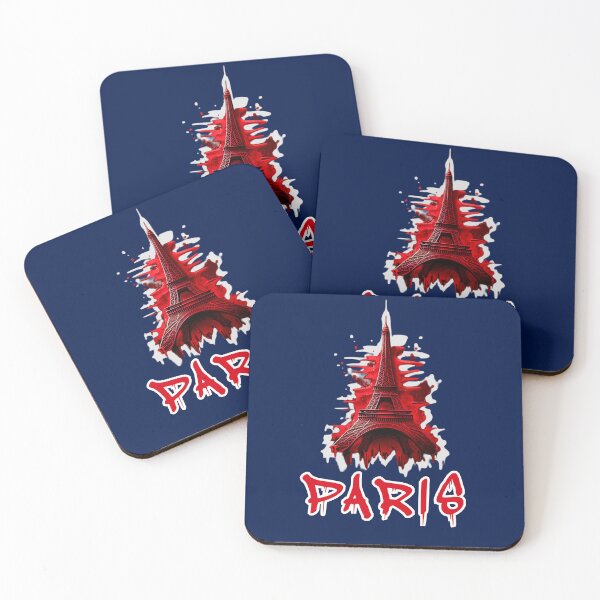 Item preview, Paris Red Eiffel Tower White designed and sold by VRedBaller.