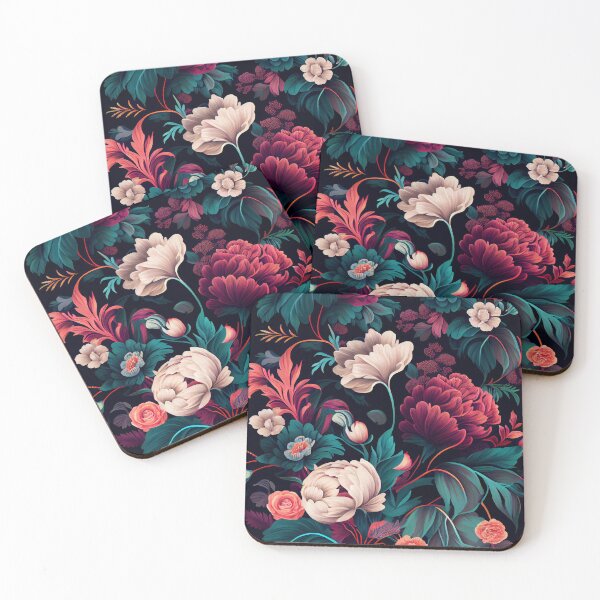 Item preview, Calming Floral Pattern Digital Painting designed and sold by CodeAndColors.