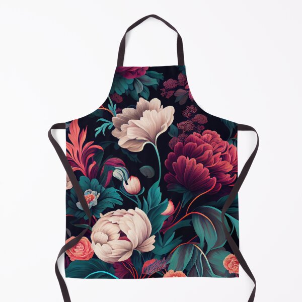 Aperçu de l'œuvre Calming Floral Pattern Digital Painting créée et vendue par CodeAndColors.