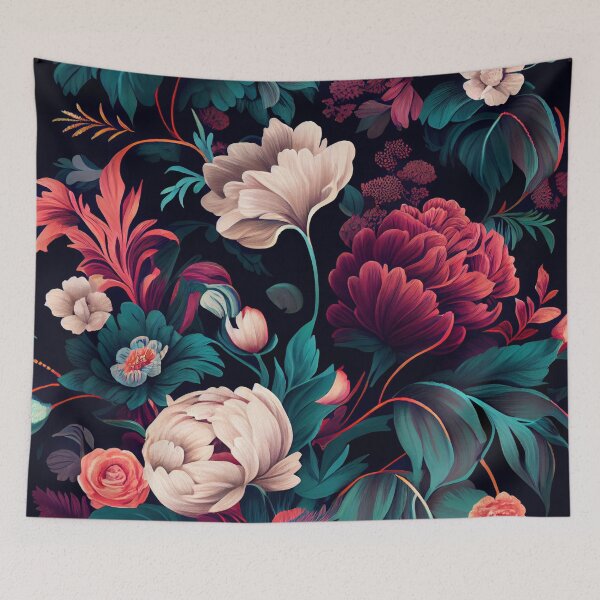 Item preview, Calming Floral Pattern Digital Painting designed and sold by CodeAndColors.