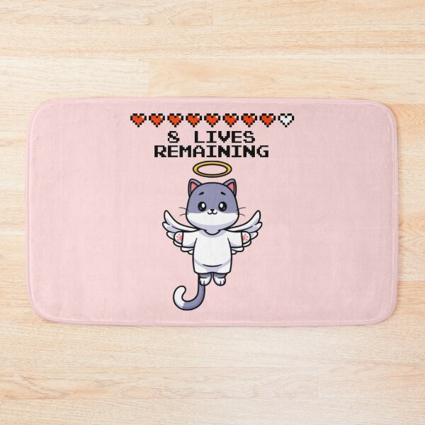 Item preview, 8 Lives Remaining Funny Cat Meme designed and sold by everything4eva.