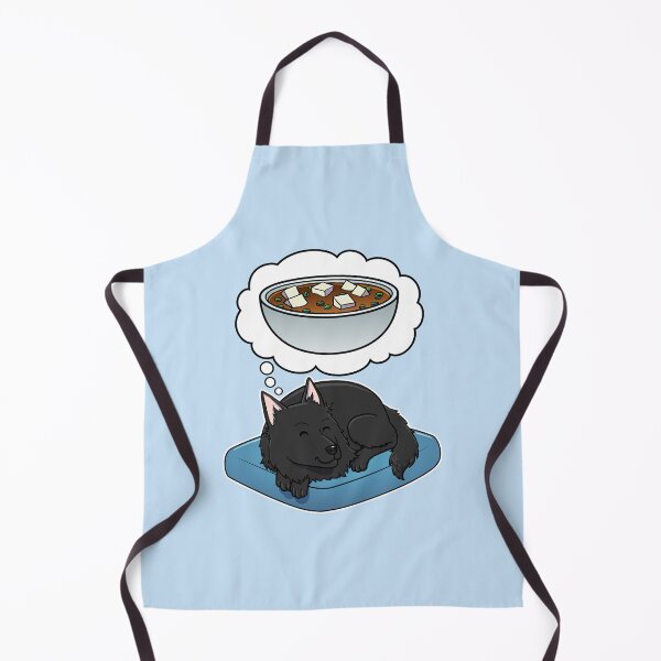 Item preview, Belgian Sheepdog dreaming about Miso Soup designed and sold by DoggieDelights.